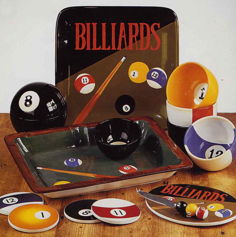 Gaming Billiards (2 Piece) Chip & Dip Set by Certified International-1