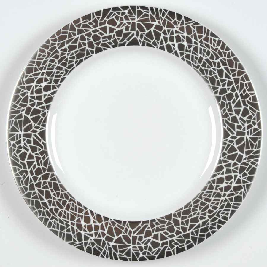 Silver Texture Bread & Butter Plate by Calvin Klein-1