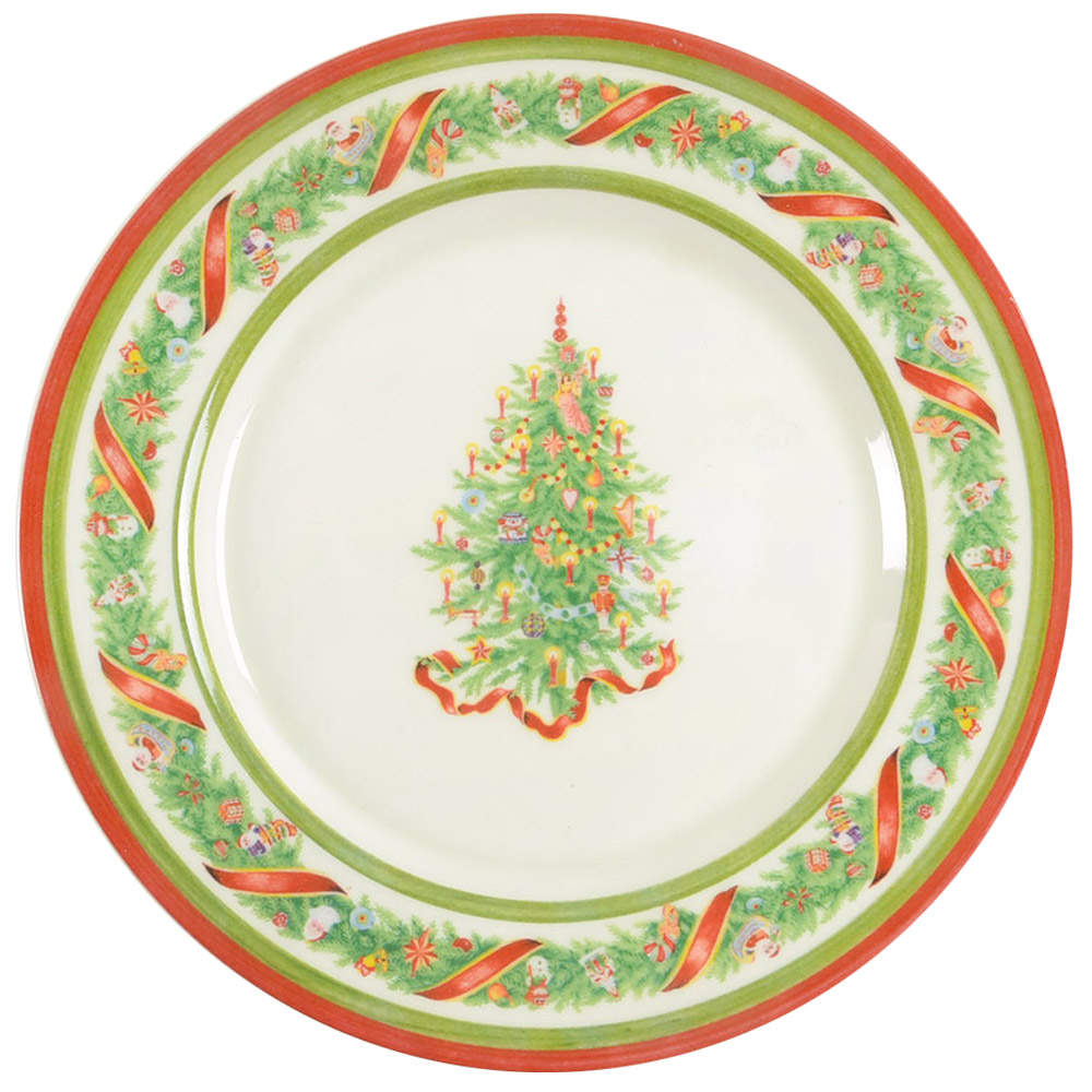 Christopher's Tree (Colombia) Salad/Dessert Plate by Christopher Radko-1