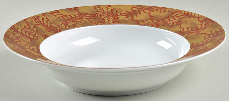 Trois Ors Rouge Rim Soup Bowl by Jean Louis Coquet-1