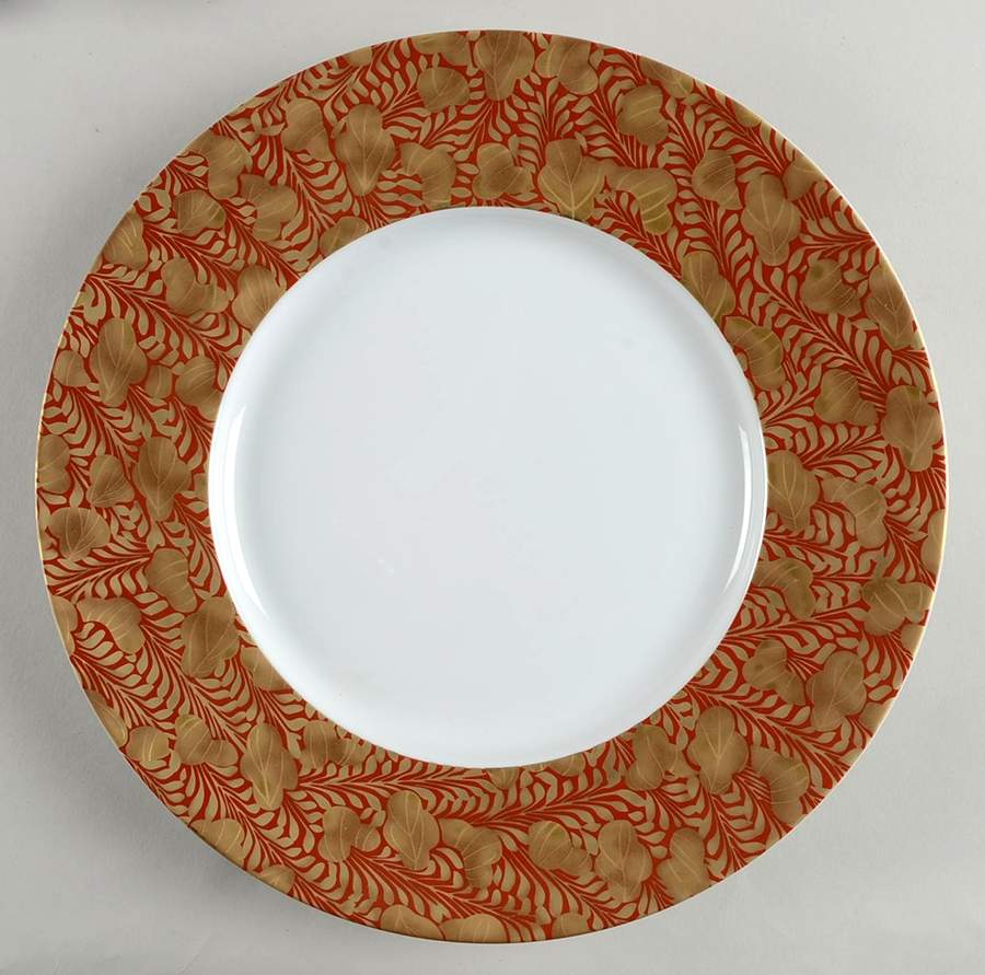 Trois Ors Rouge Dinner Plate by Jean Louis Coquet-1