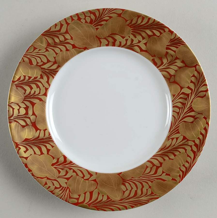 Trois Ors Rouge Bread & Butter Plate by Jean Louis Coquet-1