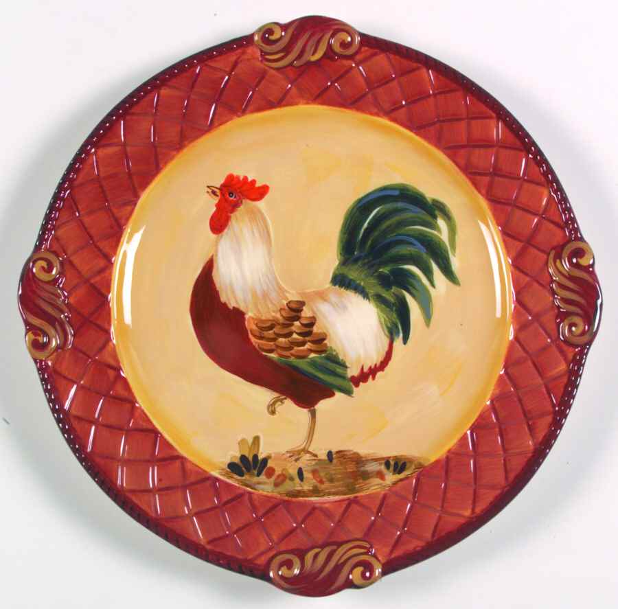 Tuscan Rooster Dinner Plate by Certified International-1