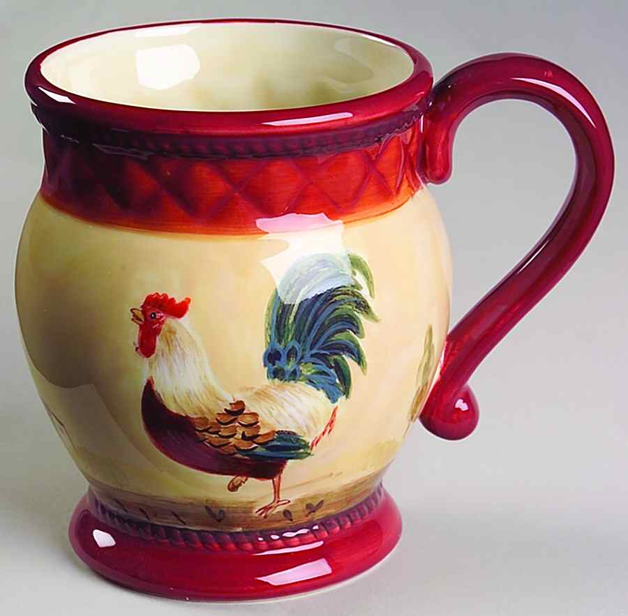 Tuscan Rooster Mug by Certified International-1