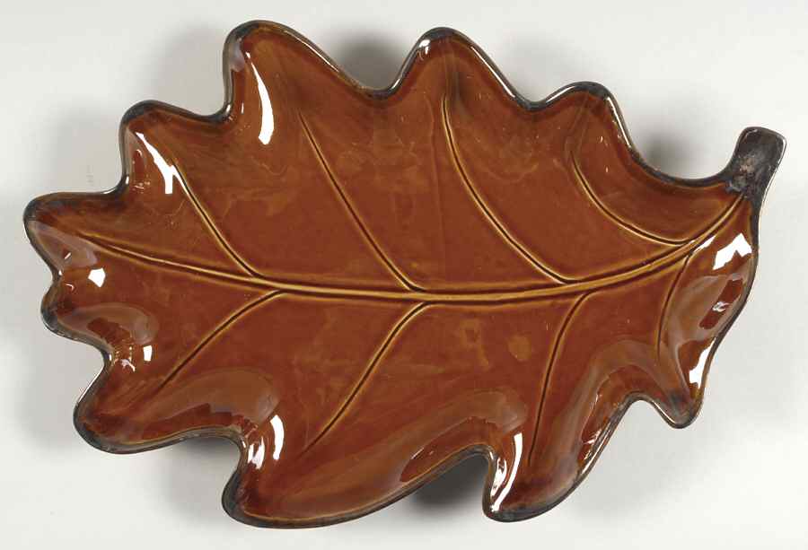 Embassy Harvest 16" Leaf Shaped Platter by Certified International-1
