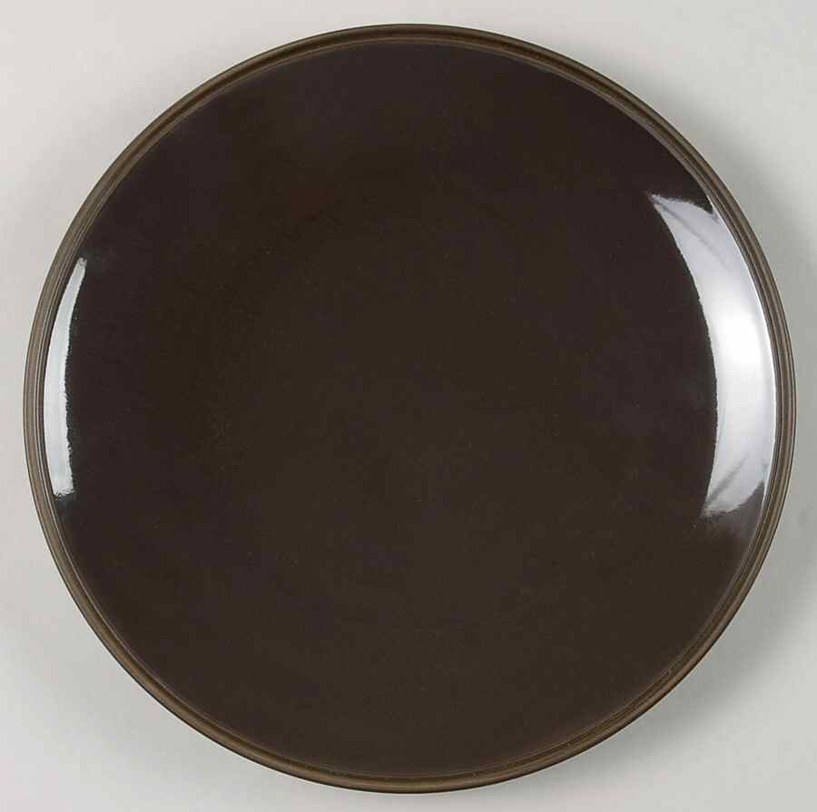 Tonal Edge Bronze Dinner Plate by Calvin Klein-1