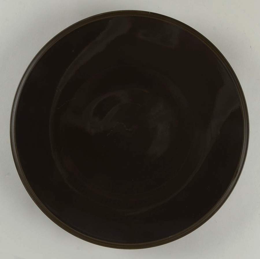 Tonal Edge Bronze 14" Chop Plate (Round Platter) by Calvin Klein-1