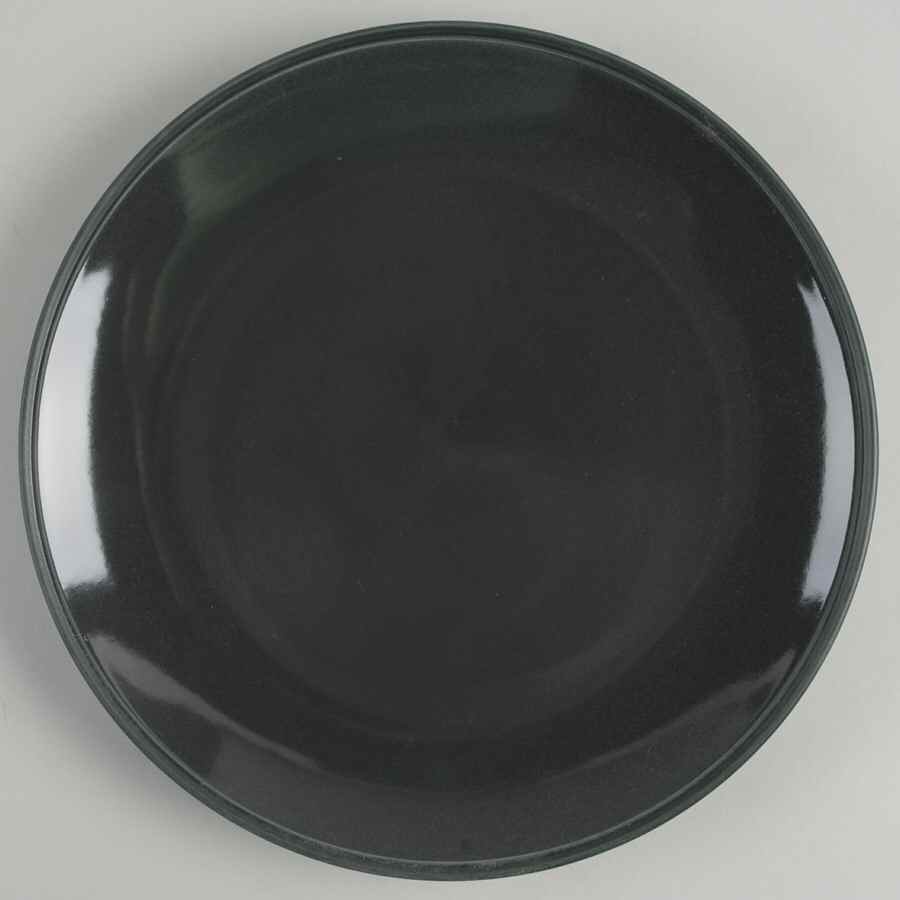 Tonal Edge Carbon Dinner Plate by Calvin Klein-1