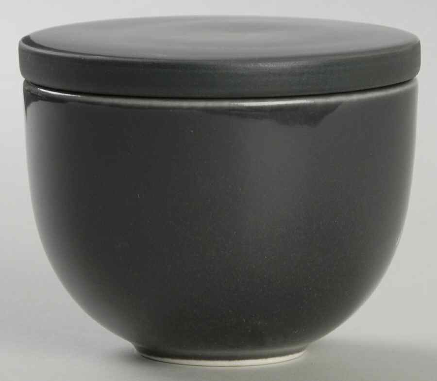 Tonal Edge Carbon Sugar Bowl & Lid by Calvin Klein-1
