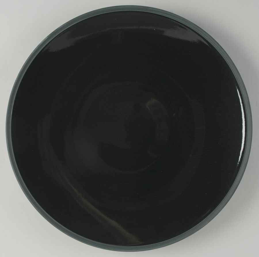 Tonal Edge Carbon 14" Chop Plate (Round Platter) by Calvin Klein-1
