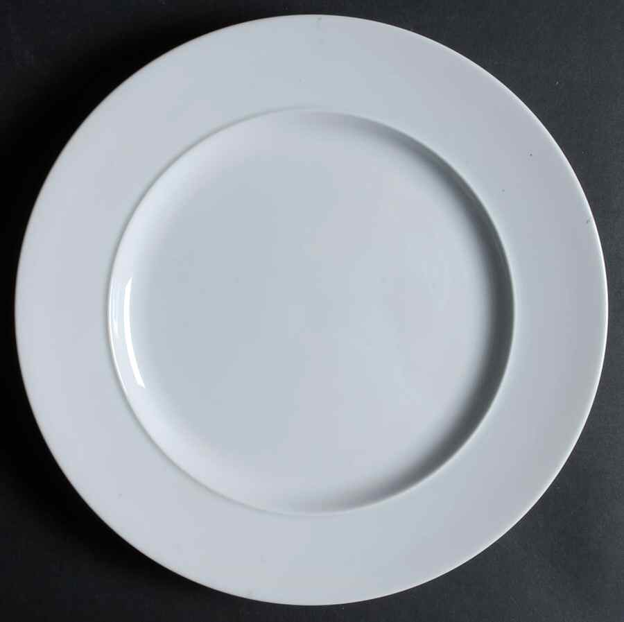 Epoch White 12" Chop Plate (Round Platter) by Crate & Barrel-1