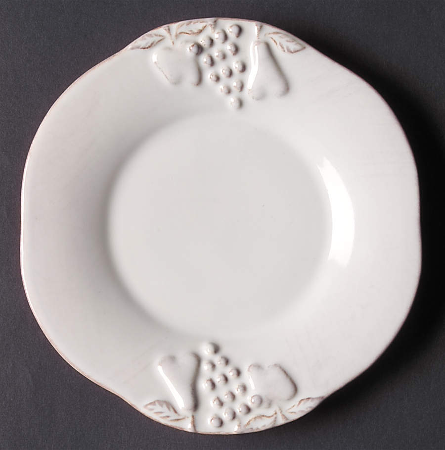 Madeira Harvest (White) Bread & Butter Plate by Casafina-1