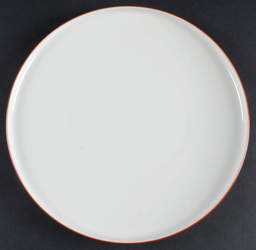 Cinnabar Floral Dinner Plate by Crate & Barrel-1