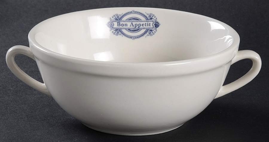 Bon Appetit Individual Handled Soup Bowl by Crate & Barrel-1