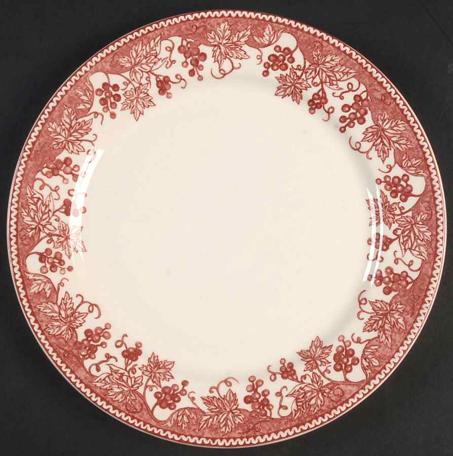 Vineyard Pink Salad Plate by Claytan-1