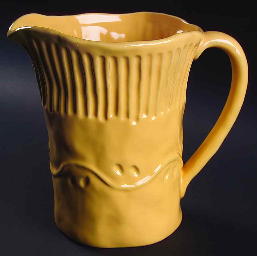 Rustica Gold 80 Oz Pitcher by Certified International-1
