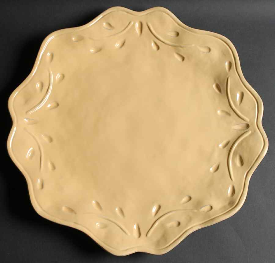 Rustica Gold 16" Chop Plate (Round Platter) by Certified International-1