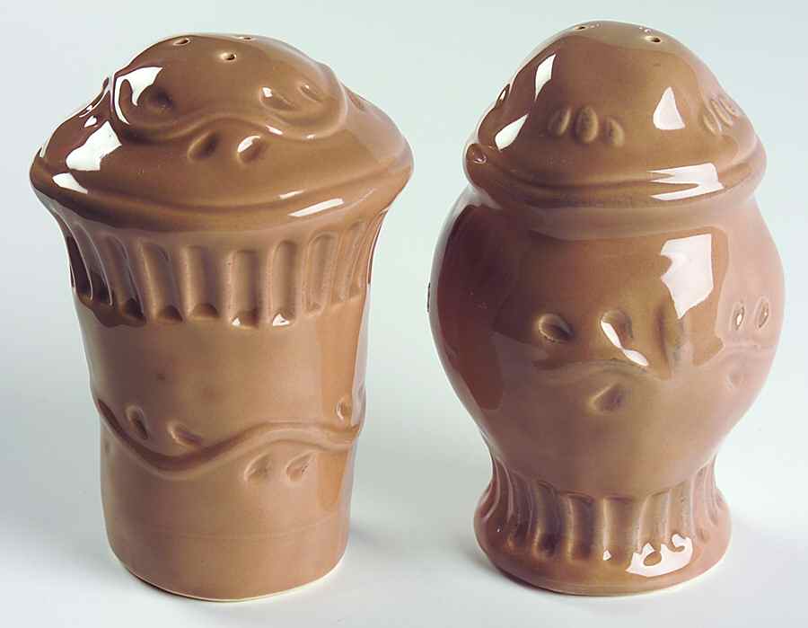 Rustica Taupe Salt & Pepper Set by Certified International-1
