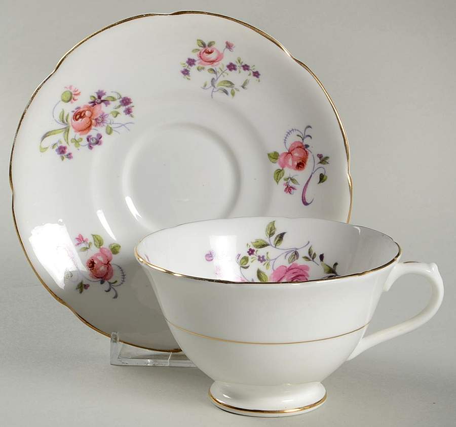 Clw22 Footed Cup & Saucer Set by Collingwoods-1