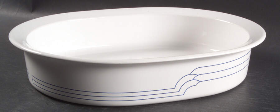 Deco 12" Oval Roaster by Corning Corelle-1
