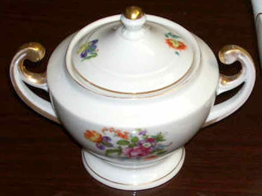3282 Sugar Bowl & Lid by Czechia-Czechoslovakia-1