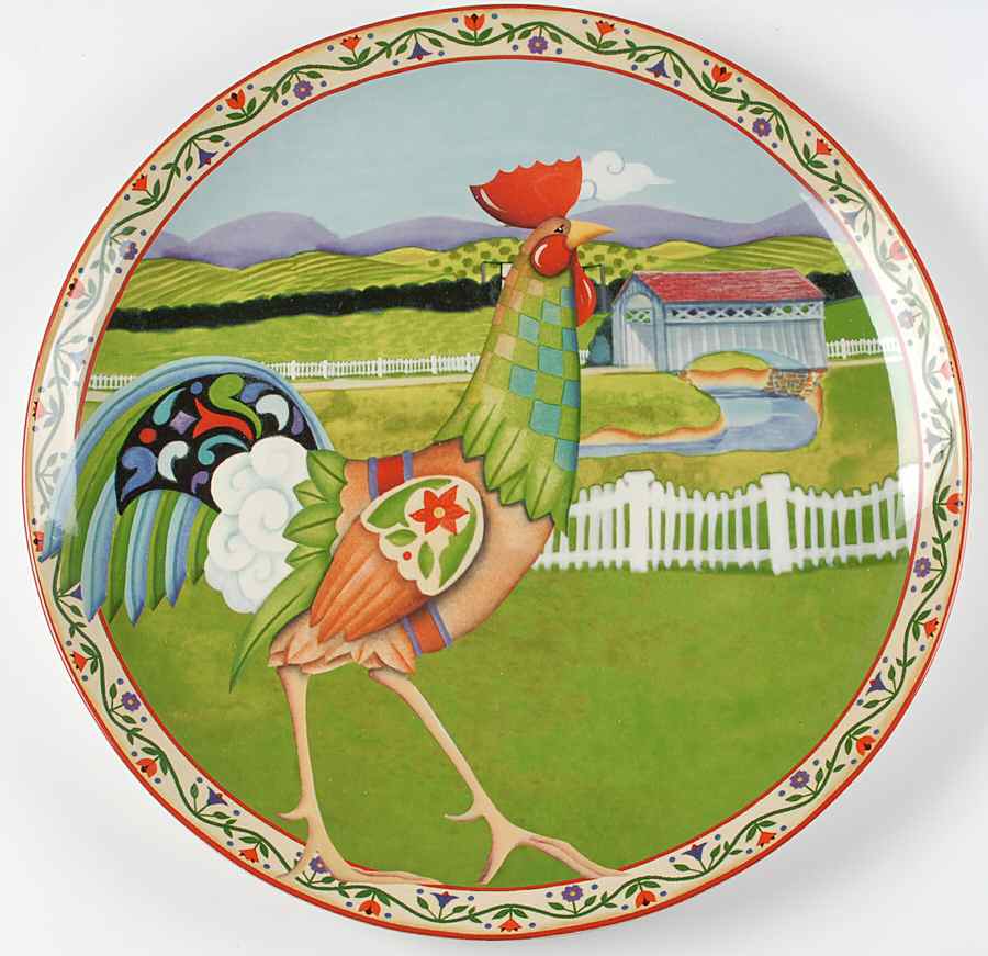 Barnyard 16" Chop Plate (Round Platter) by Certified International-1