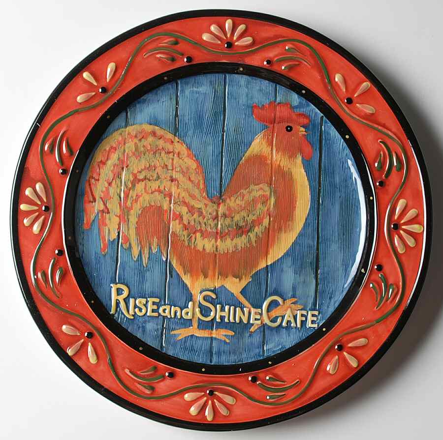 Rooster Inn Dinner Plate by Certified International-1