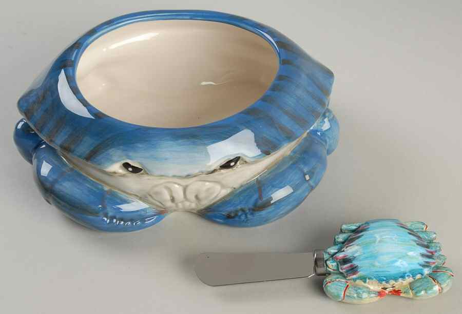 Sea Catch Figural Dip Bowl & Spreader Set by Certified International-1