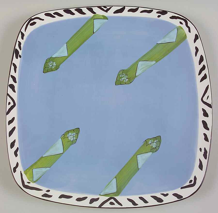 Veggie Salad Square Service Plate (Charger) by Certified International-1