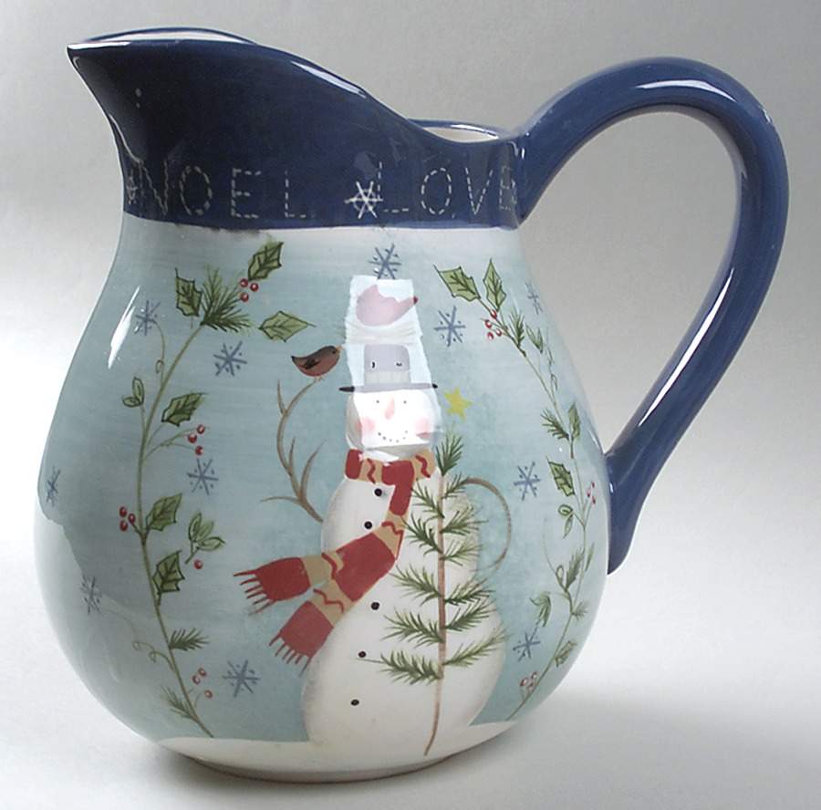 Snowman Wishes 96 Oz Pitcher by Certified International-1