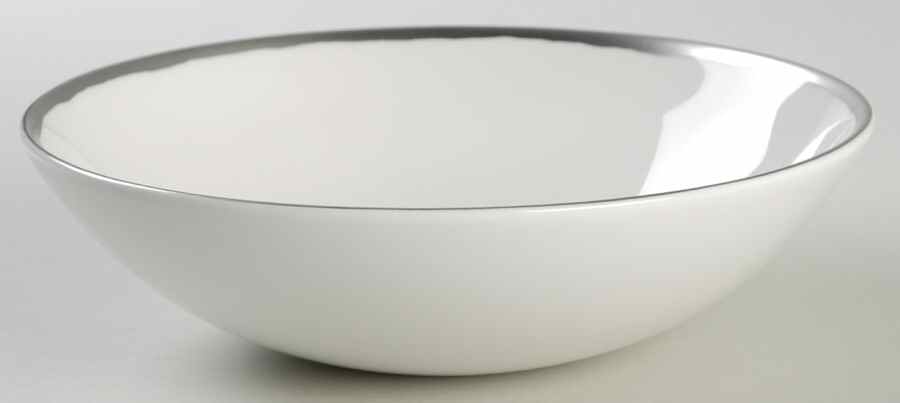 Basso (Platinum Trim) Soup/Cereal Bowl by Calvin Klein-1