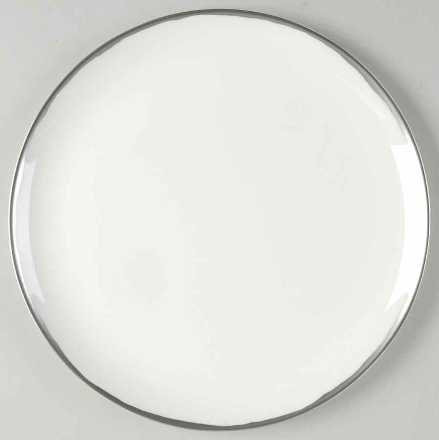 Basso (Platinum Trim) Dinner Plate by Calvin Klein-1