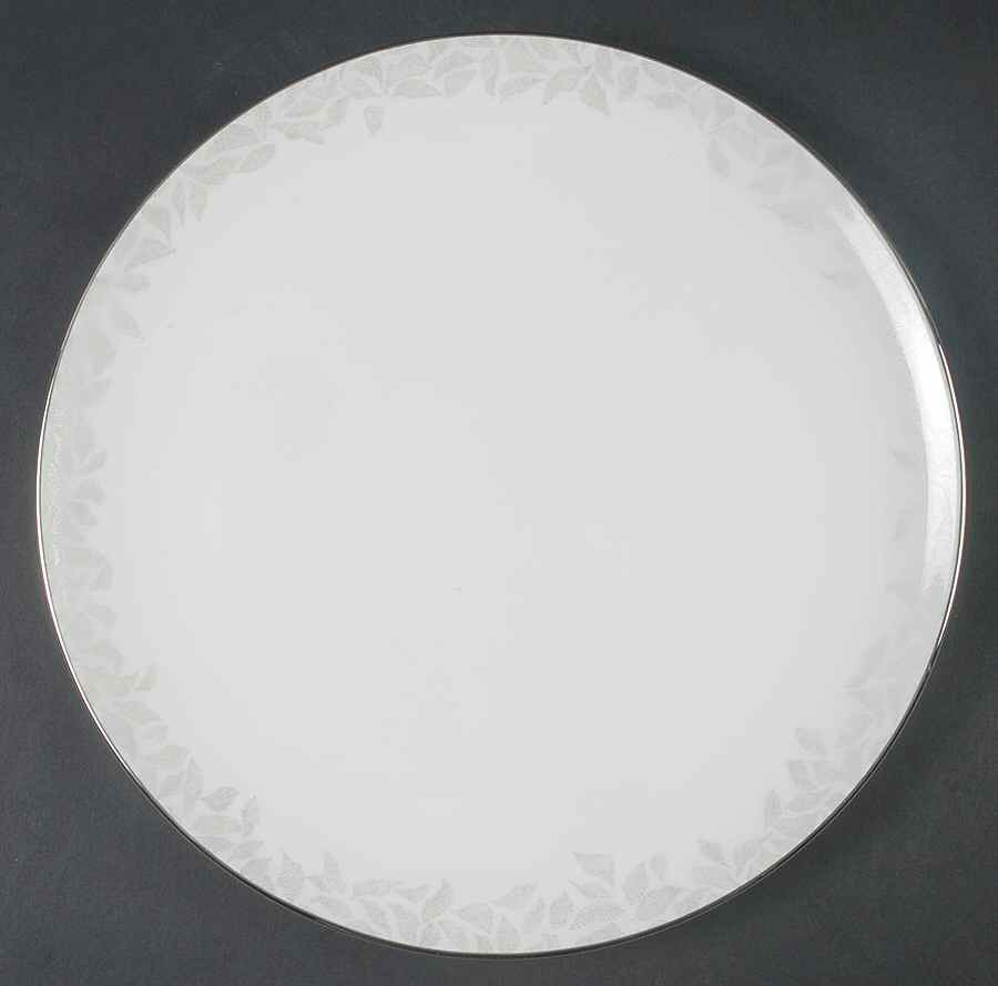 Platinum Grain Dinner Plate by Calvin Klein-1