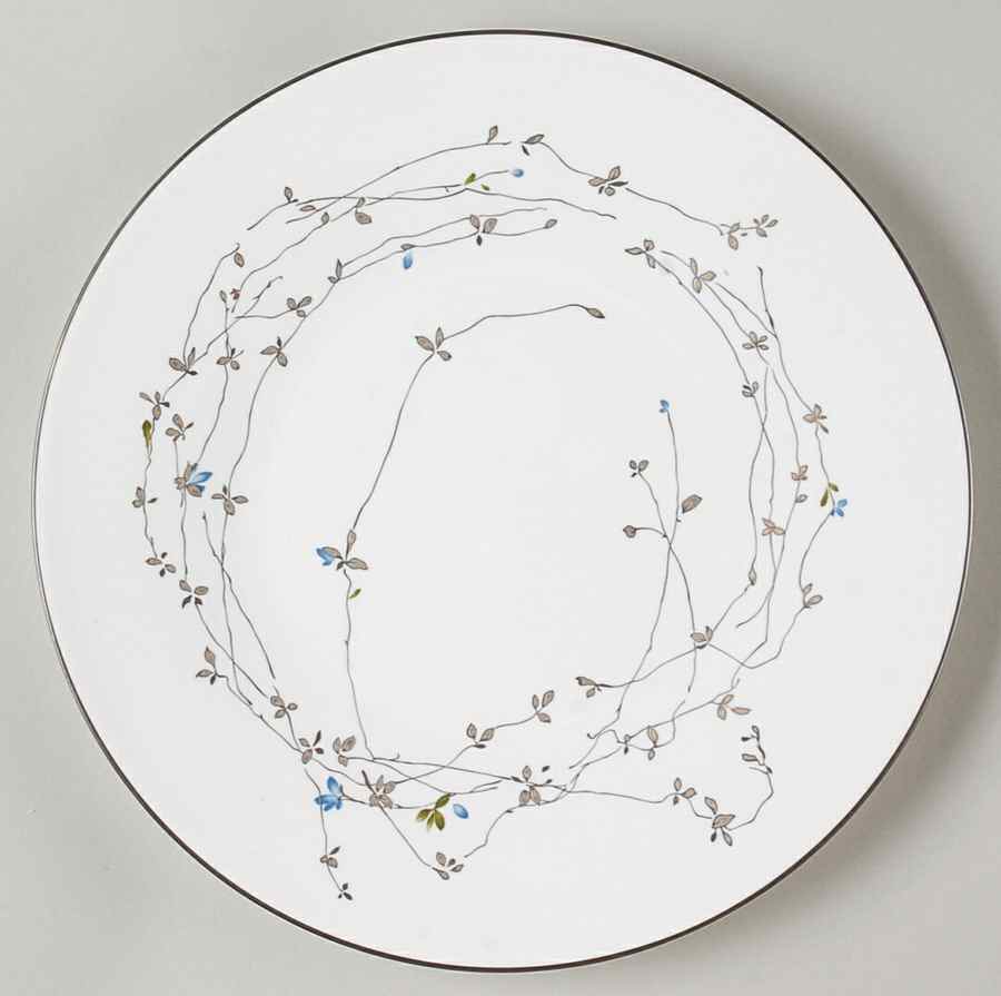 Platinum Garland Salad/Dessert Plate by Calvin Klein-1