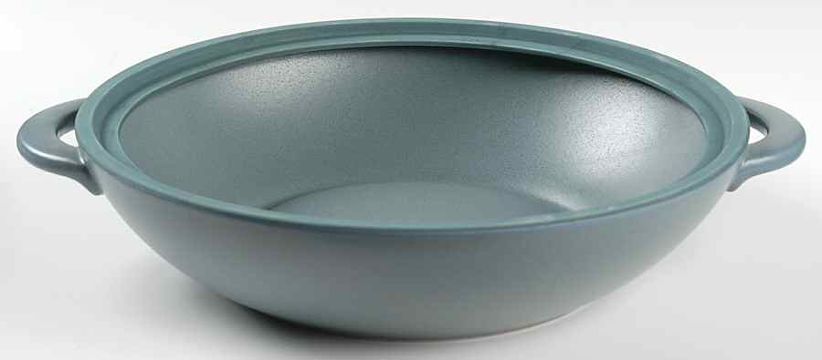 Cargo Slate Blue 1.5 Quart Round Casserole No Lid by Calvin Klein-1