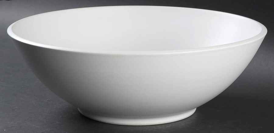 Cargo White 11" Large Salad Serving Bowl by Calvin Klein-1