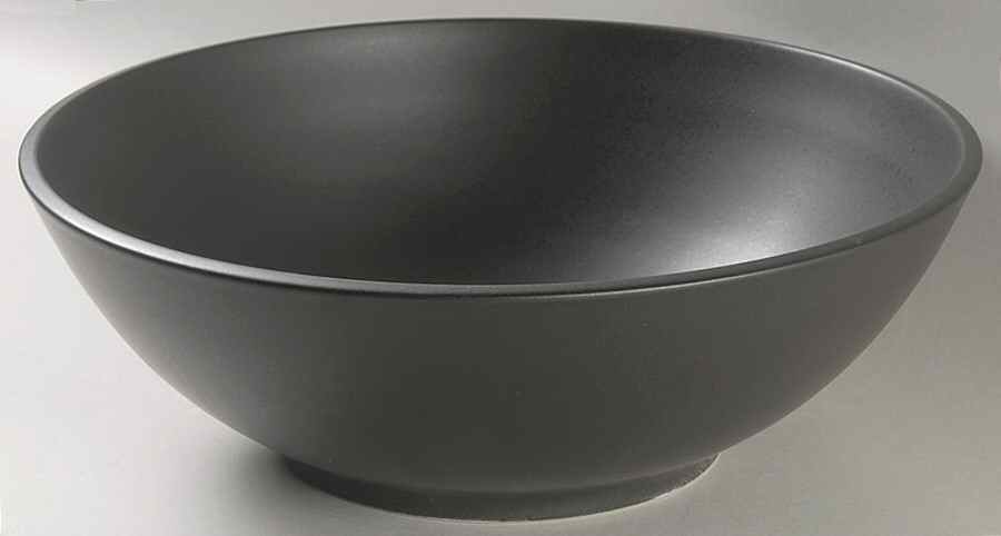 Cargo Black 11" Large Salad Serving Bowl by Calvin Klein-1