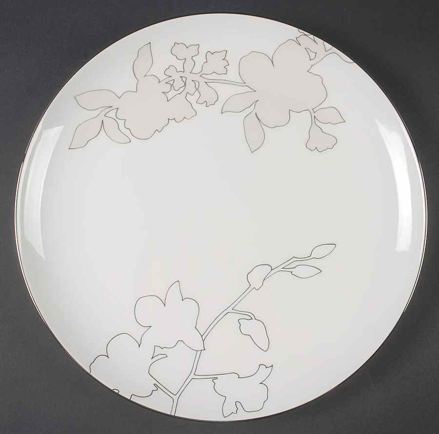 Silhouette 12" Chop Plate (Round Platter) by Calvin Klein-1