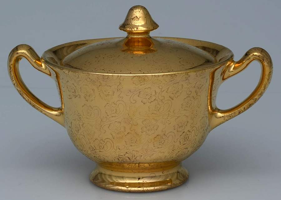 Lady Hamilton Sugar Bowl & Lid by Cardinal China Company-1