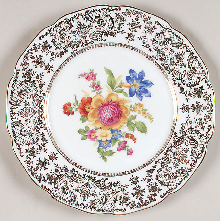 168-104 Dinner Plate by Ferdinand Bing & Co Successors-1