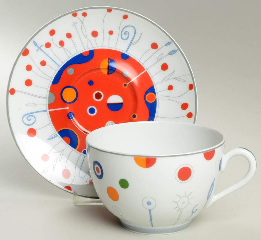 M. A. Schatt Breakfast Cup & Saucer Set by Charles Field Haviland-1