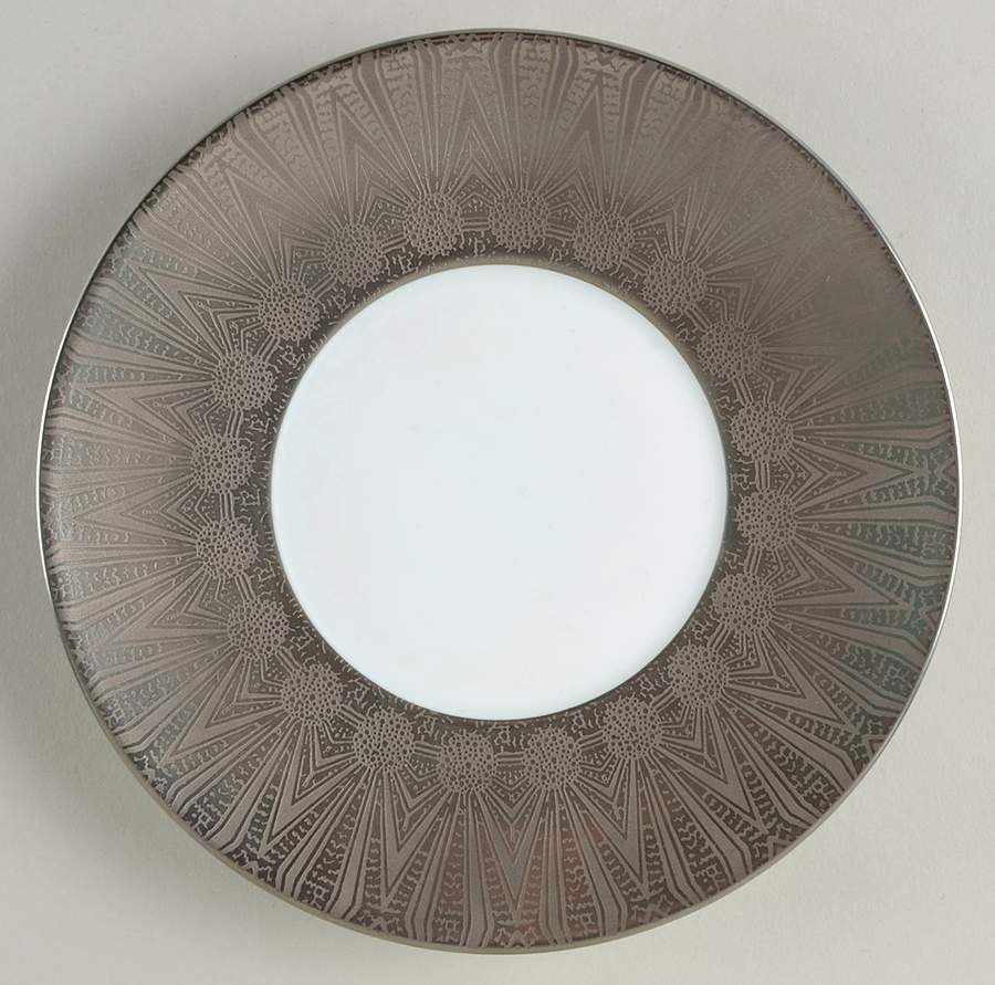 Esmeralda (Platinum Incrustation) Bread & Butter Plate by Jean Louis Coquet-1