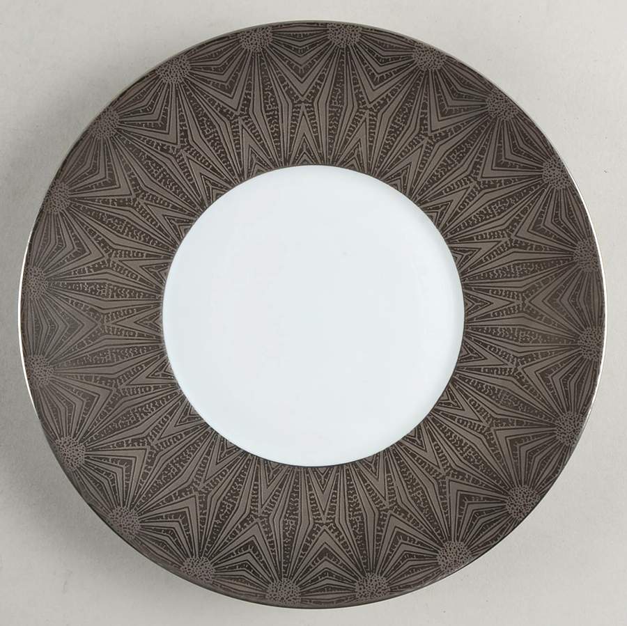 Esmeralda (Platinum Incrustation) Salad Plate by Jean Louis Coquet-1
