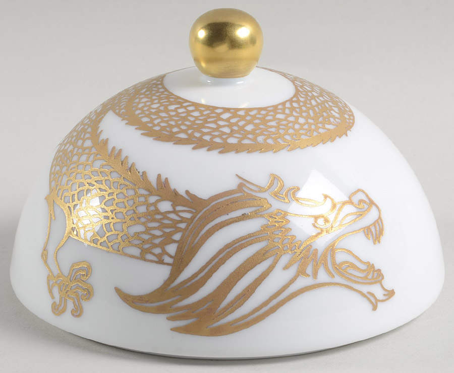 Asian Line Lid for Covered Soup Bowl by Jean Louis Coquet-1