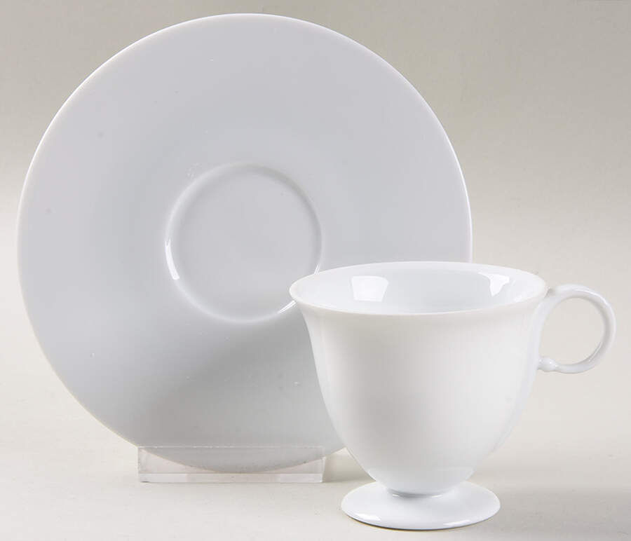Nenuphar Footed Demitasse Cup & Saucer Set by Jean Louis Coquet-1