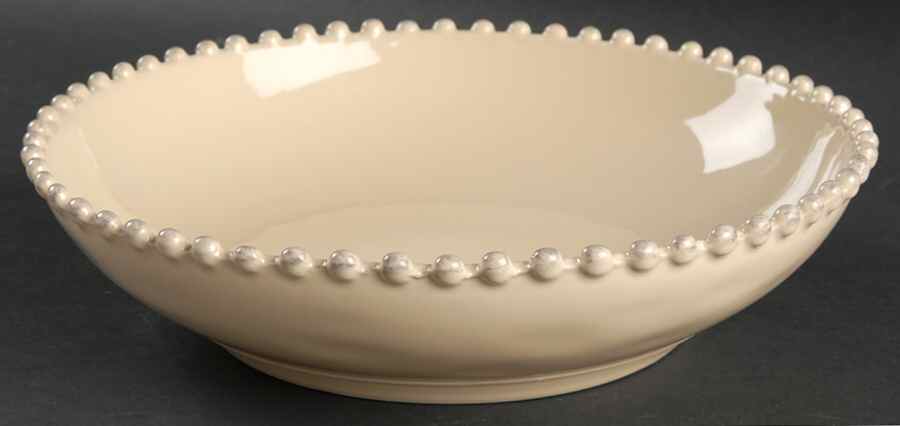 Pearl Cream 9" Individual Pasta Bowl by Costa Nova China-1