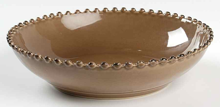 Pearl Cocoa 9" Individual Pasta Bowl by Costa Nova China-1