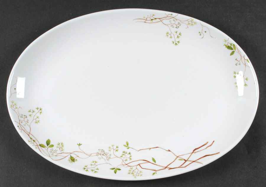 Verdant 13" Oval Serving Platter by Calvin Klein-1