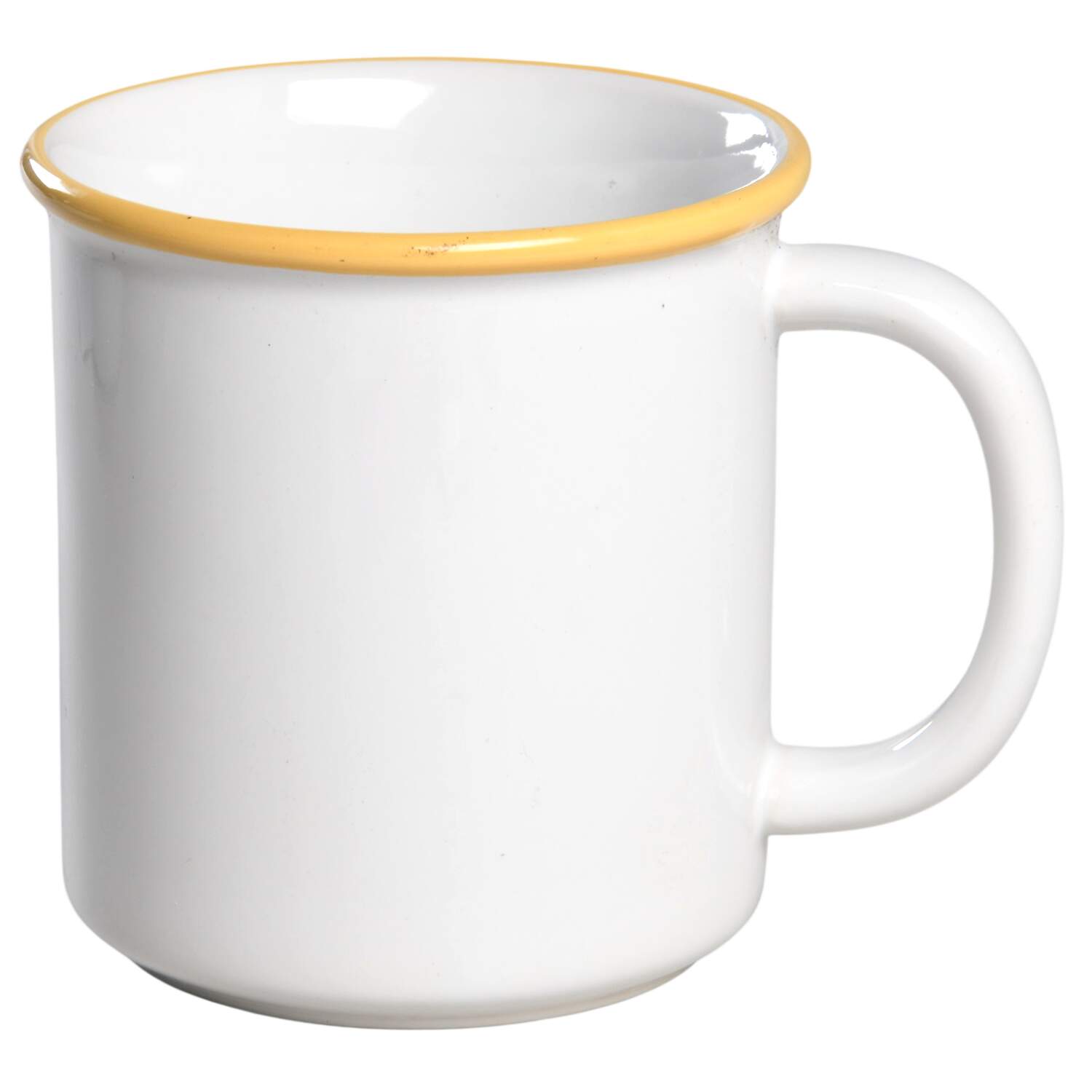 Yellow Hoops Mug by Corning Corelle-1