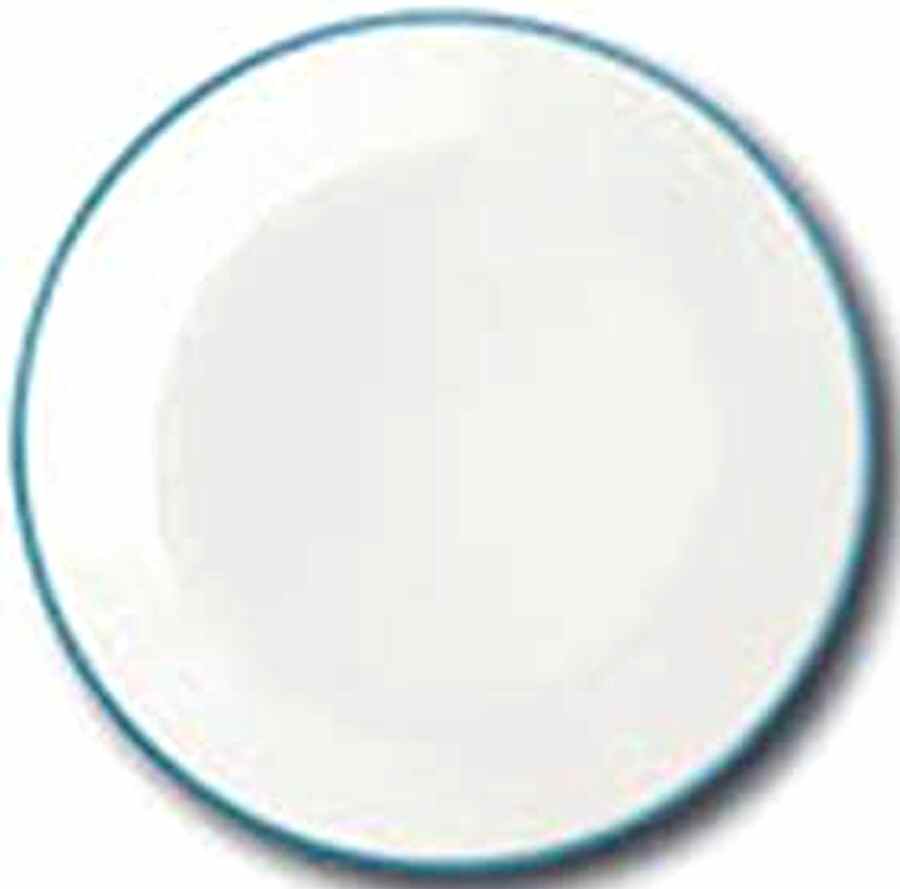 Turquoise Hoops Dinner Plate by Corning Corelle-1